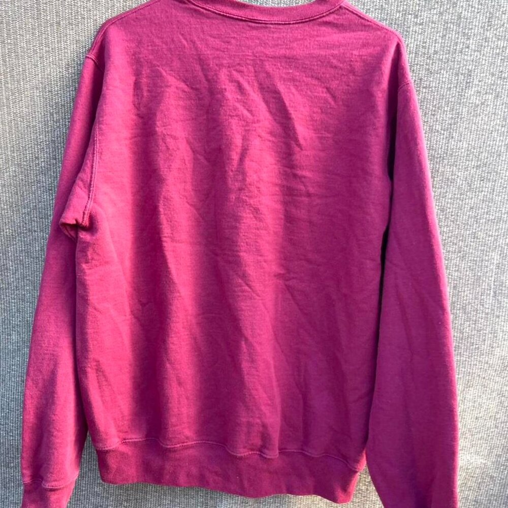 FedEx Ground crewneck sweatshirt Burgundy Red White Men’s Sz M - Picture 3 of 7
